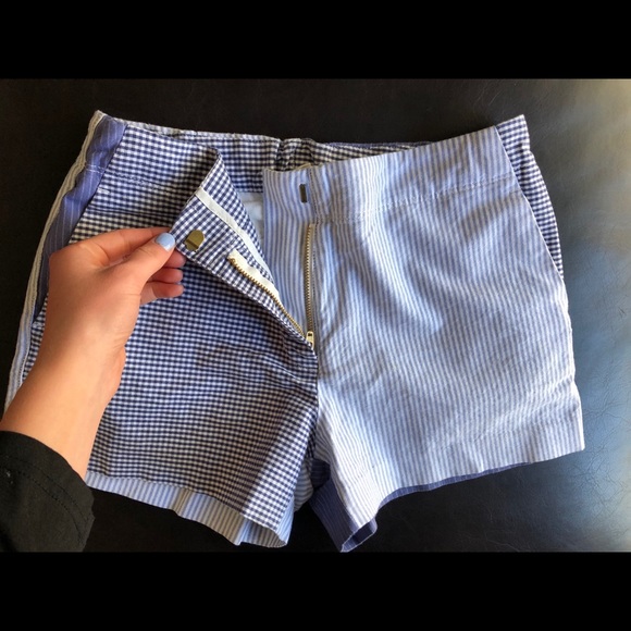 Multi-Pattern Linen Shorts Size 14 - Picture 2 of 7